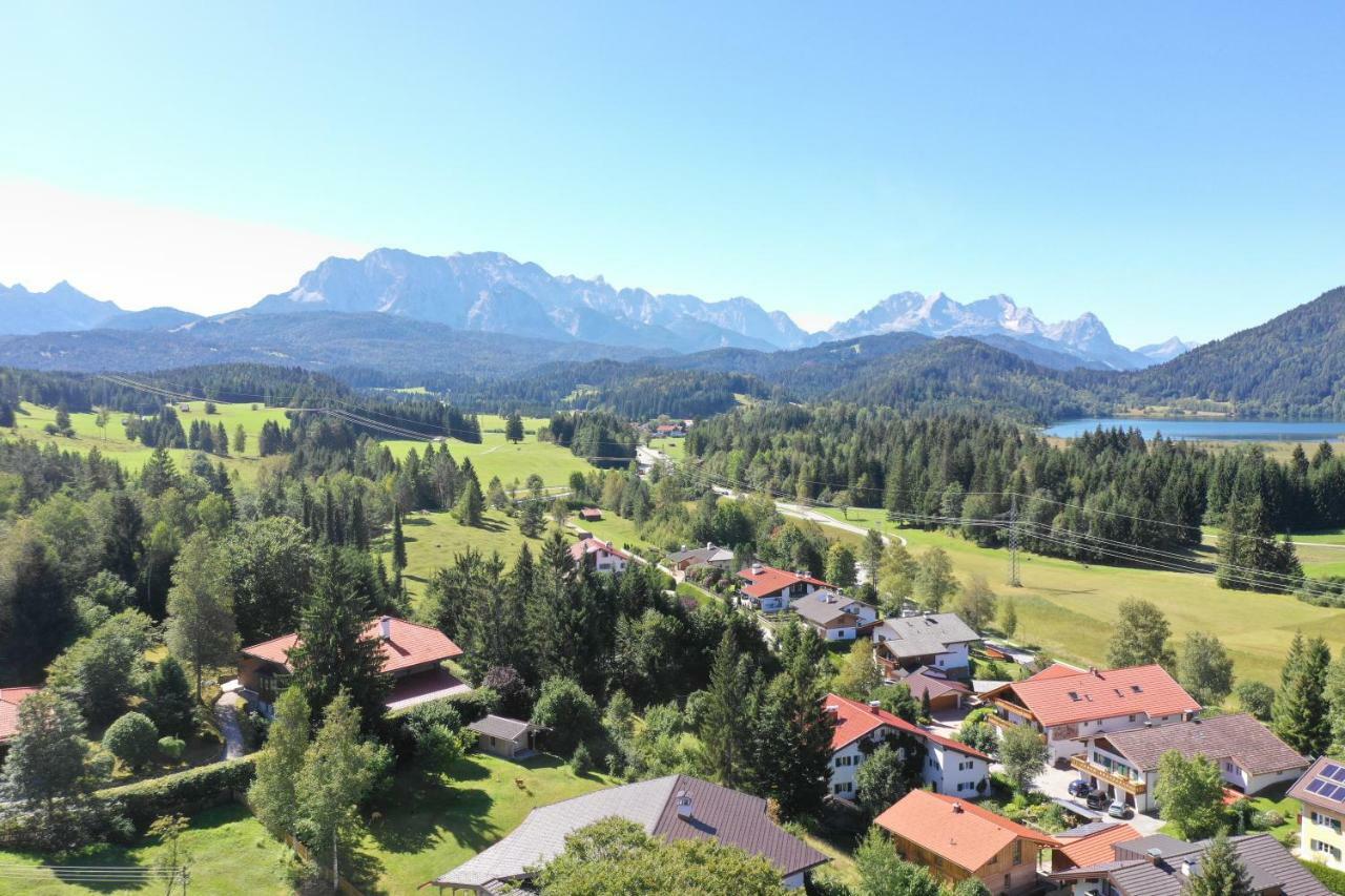 Bergleben Appartement Krün Buitenkant foto