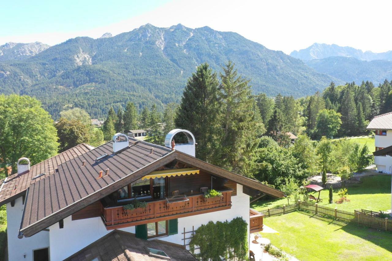 Bergleben Appartement Krün Buitenkant foto